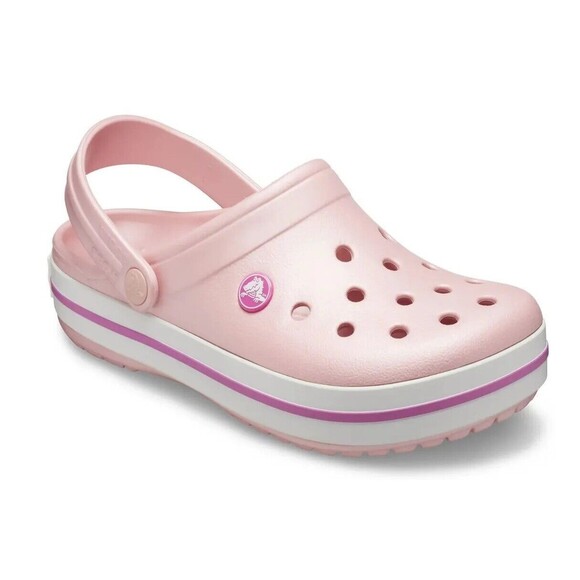 Crocs Crocband Clog Pearl Pink Wild Orchid Men’s Size 10 Women’s Size 12 NEW - Picture 5 of 8